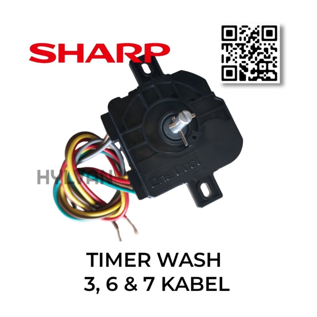 TIMER WASH | TIMER PENCUCI MESIN CUCI 2 TABUNG SHARP
