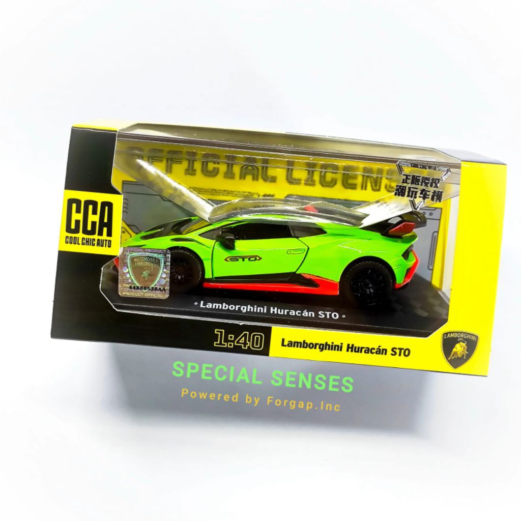 Diecast CCA Lamborghini Huracan STO Skala 1:40