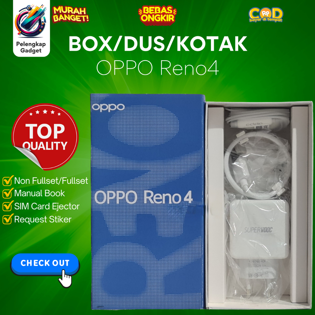 

BOX/DUS/KOTAK OPPO Reno4 (CHARGER SUPER VOOC 65w ORIGINAL)