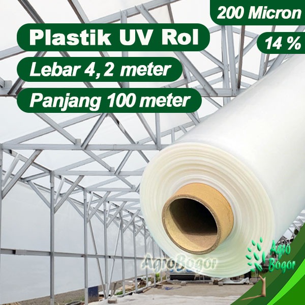 Plastik UV 14%, Uk. 4,2 x 100 meter, Plastik UV Rol