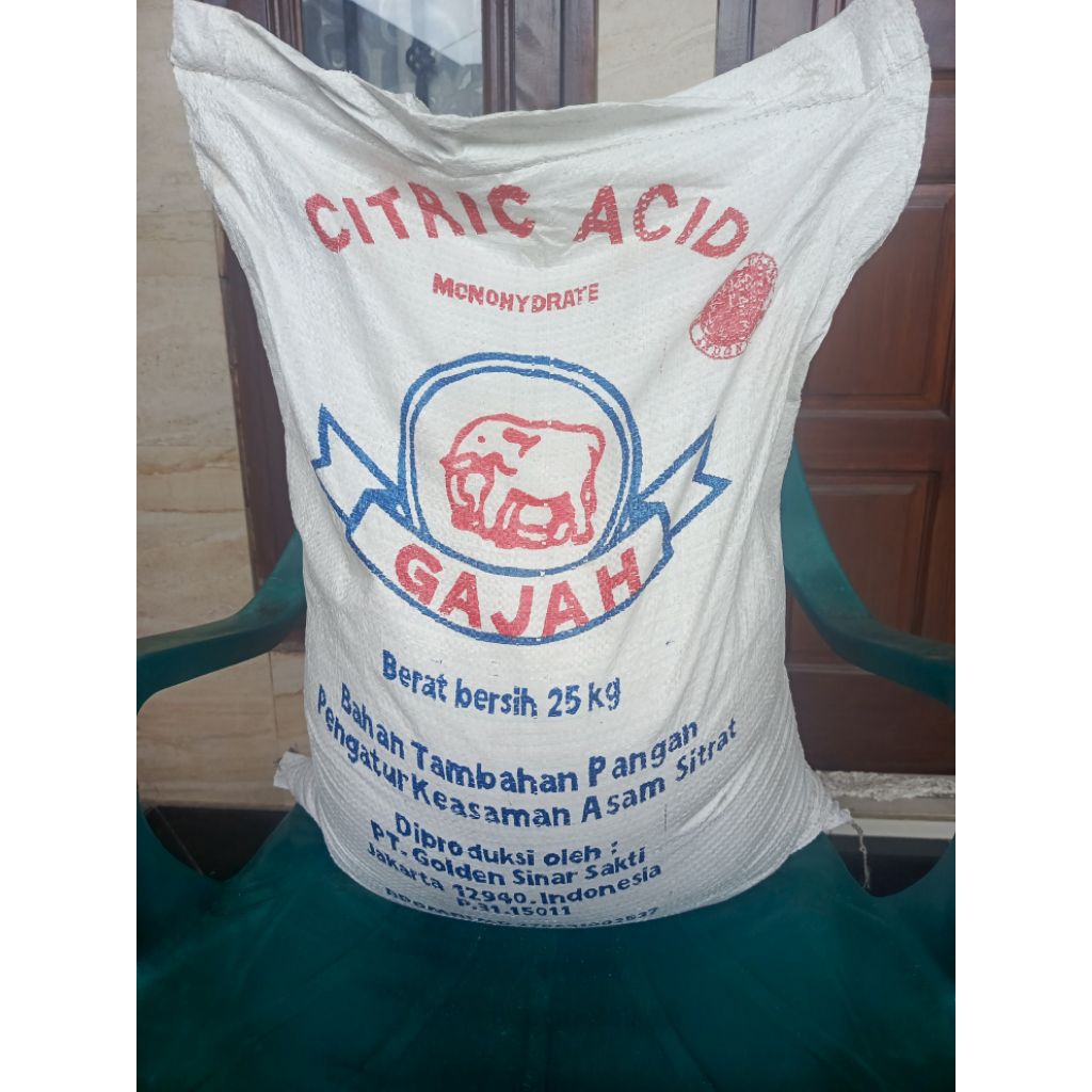 

asam citrun/citric acid cap gajah (refact)250 grm