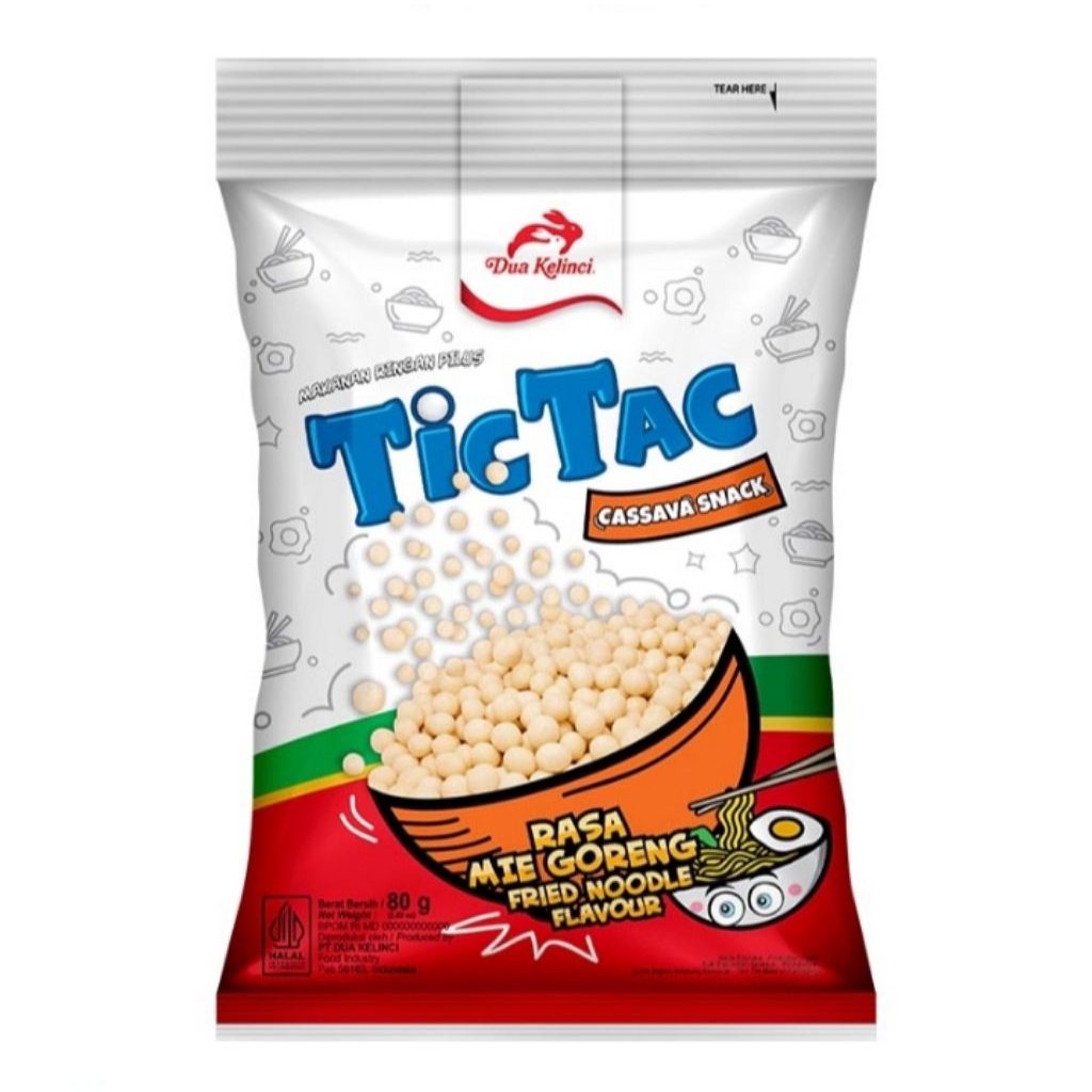 

Dua Kelinci Tic Tac Kacang Pilus Mie Goreng 80 g