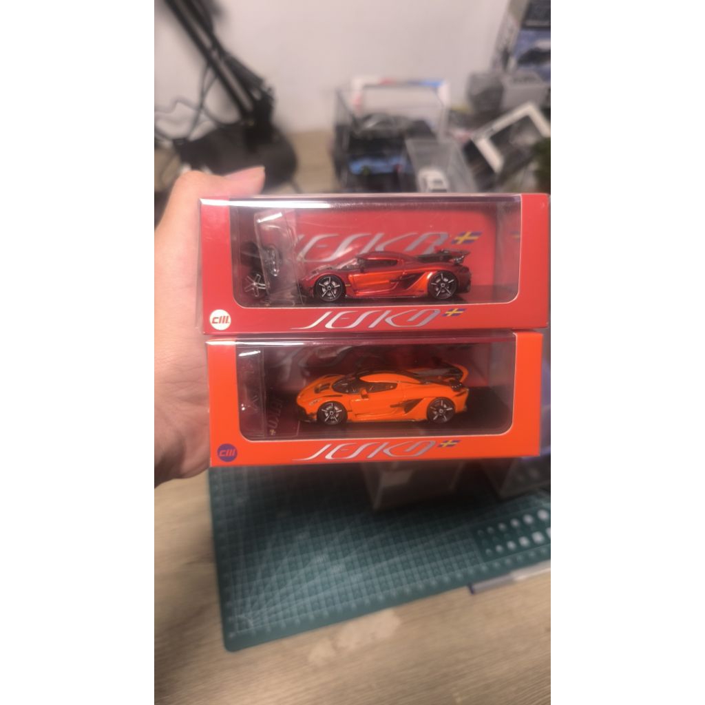 Cm Model koenigsegg jesko Red & Orange