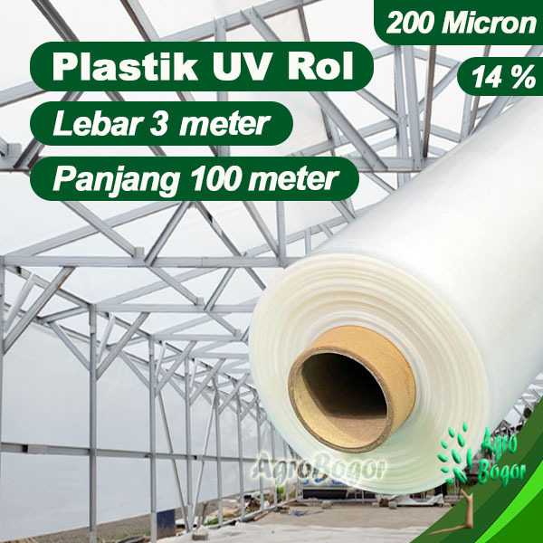 Plastik UV 14%, Uk.3 x 100 meter, Plastik UV Rol