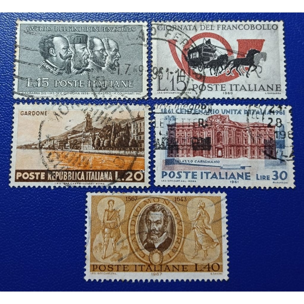 

Prangko Lawas LN Italiane Clasik 5 Keping