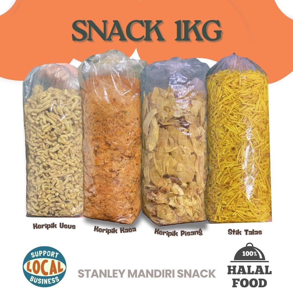 

Aneka Snack 1000 Gram / Snack Lokal Bebas Pilih / Camilan Murah Serba 1 KG / Snack BAL