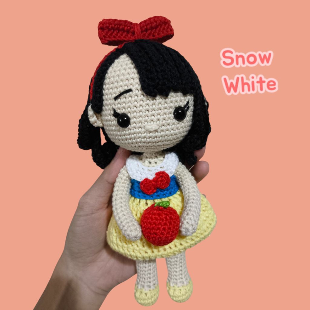 Boneka Rajut Amigurumi Snow White
