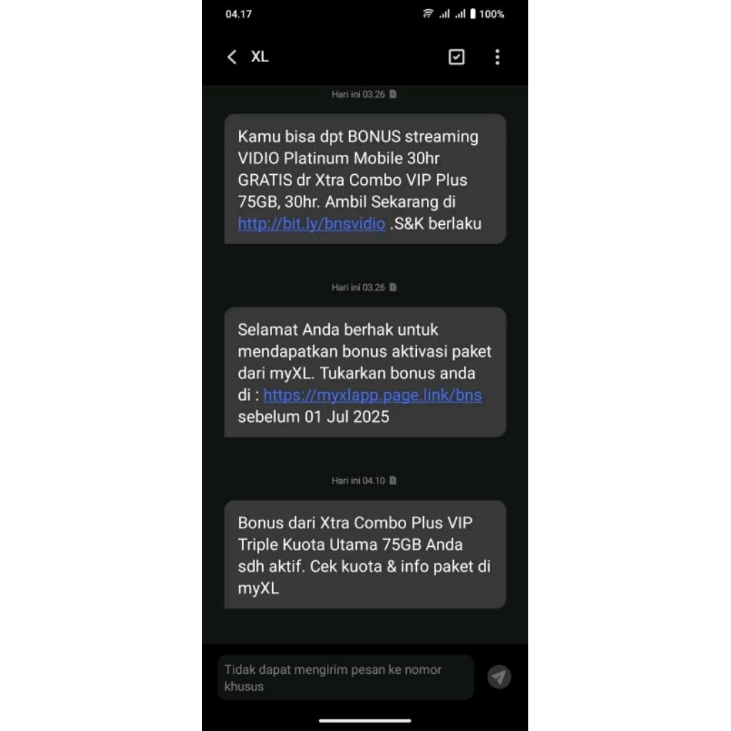 paket xl,indosat 45 GB