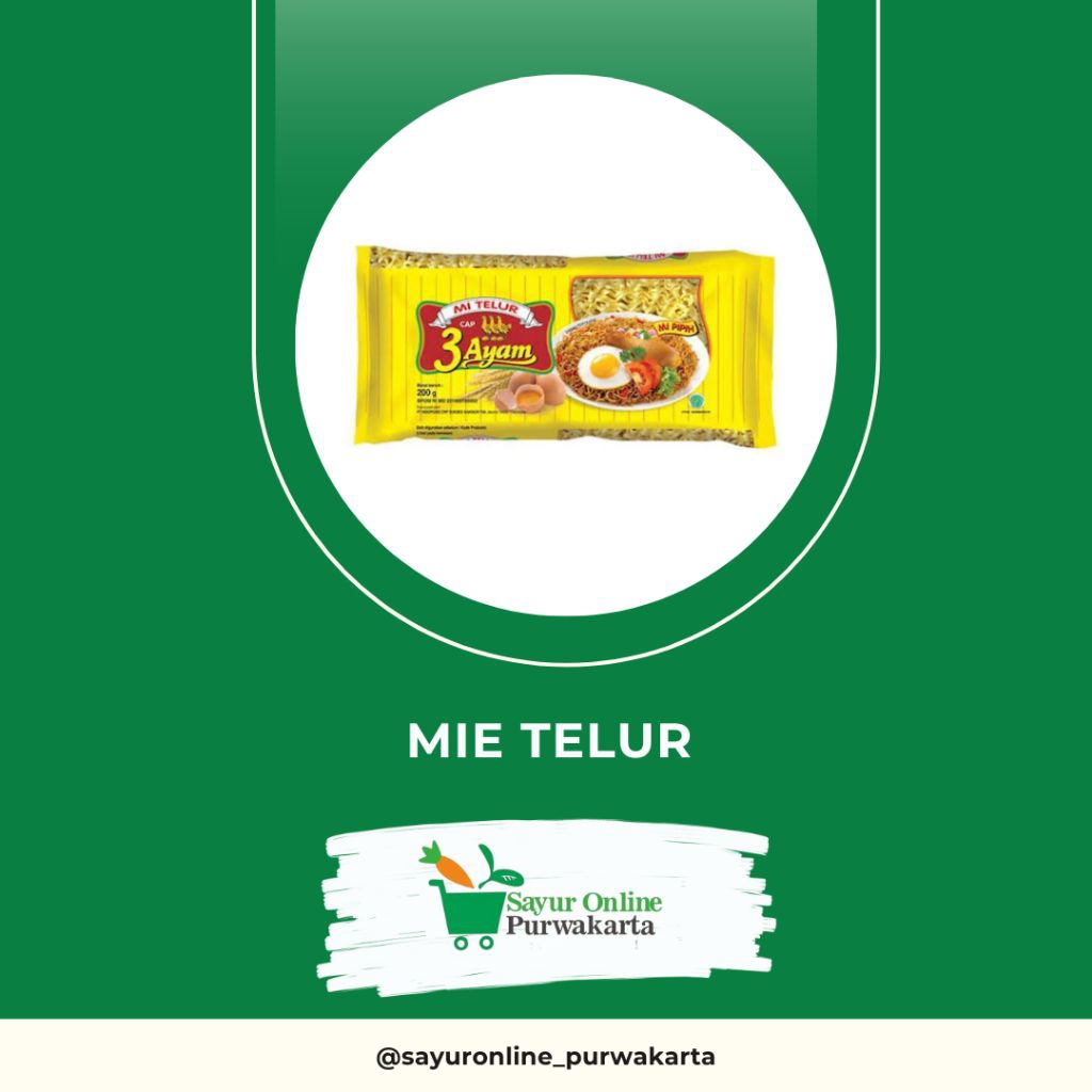 

Mie Telur - Sayur Online Purwakarta