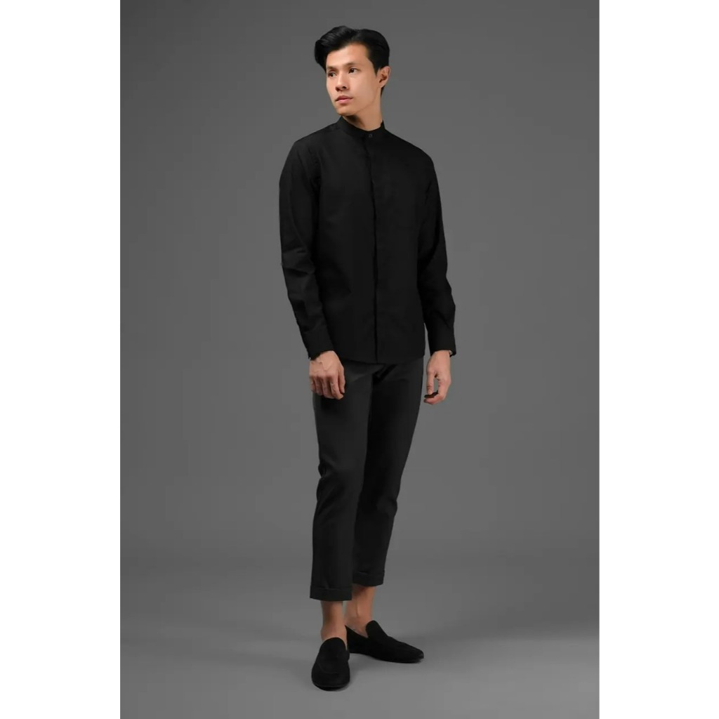 Heymale Argo Concealed Placket Long Sleeve Baju Pria Lengan Panjang