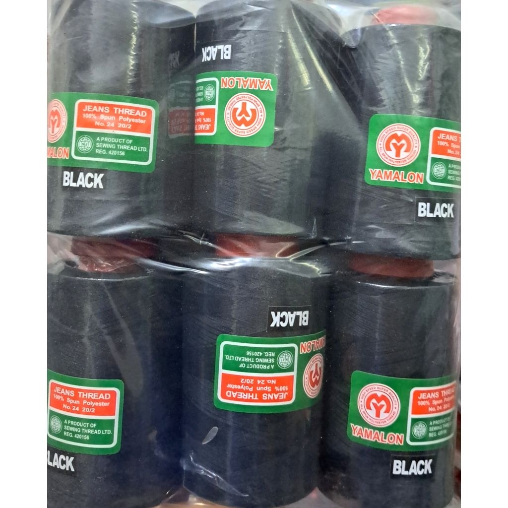 Benang Jeans Yamalon 20/2 Benang jahit jeans (1 pak isi 6 biji sama warna)