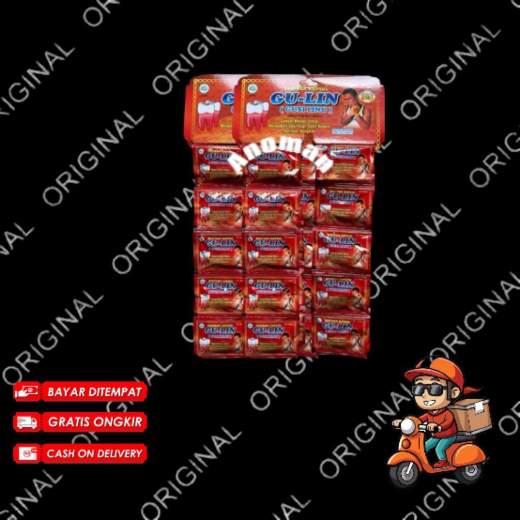 

TERLARIS bisa Cod | Kapsul Gulin Untuk Sakit Gigi / 1 renceng isi 20 sachset