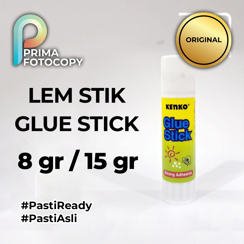 

GLUE STICK KENKO / LEM BATANG KENKO 15 gr 8gr | Untuk Kerajinan Origami Kertas HVS perangko ma terai poster multifungsi
