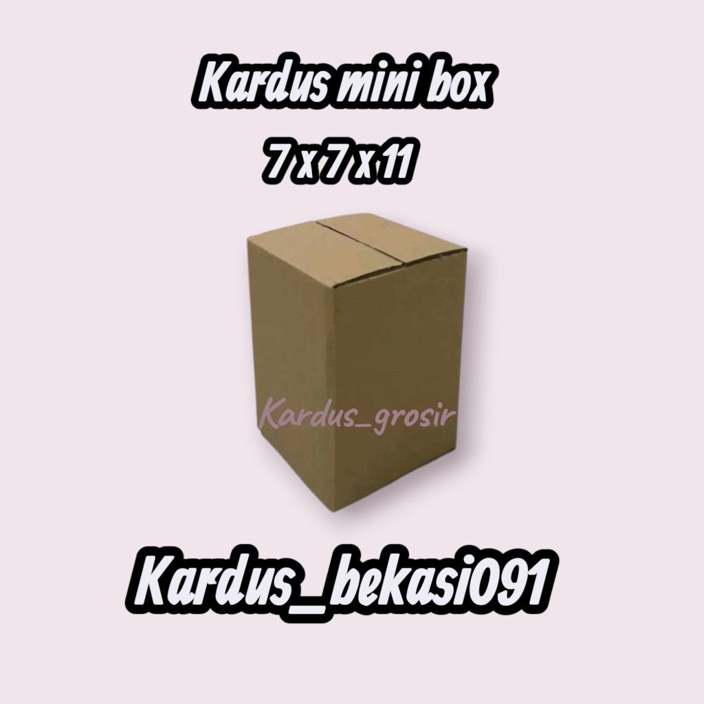

kardus box packing 7x7x11