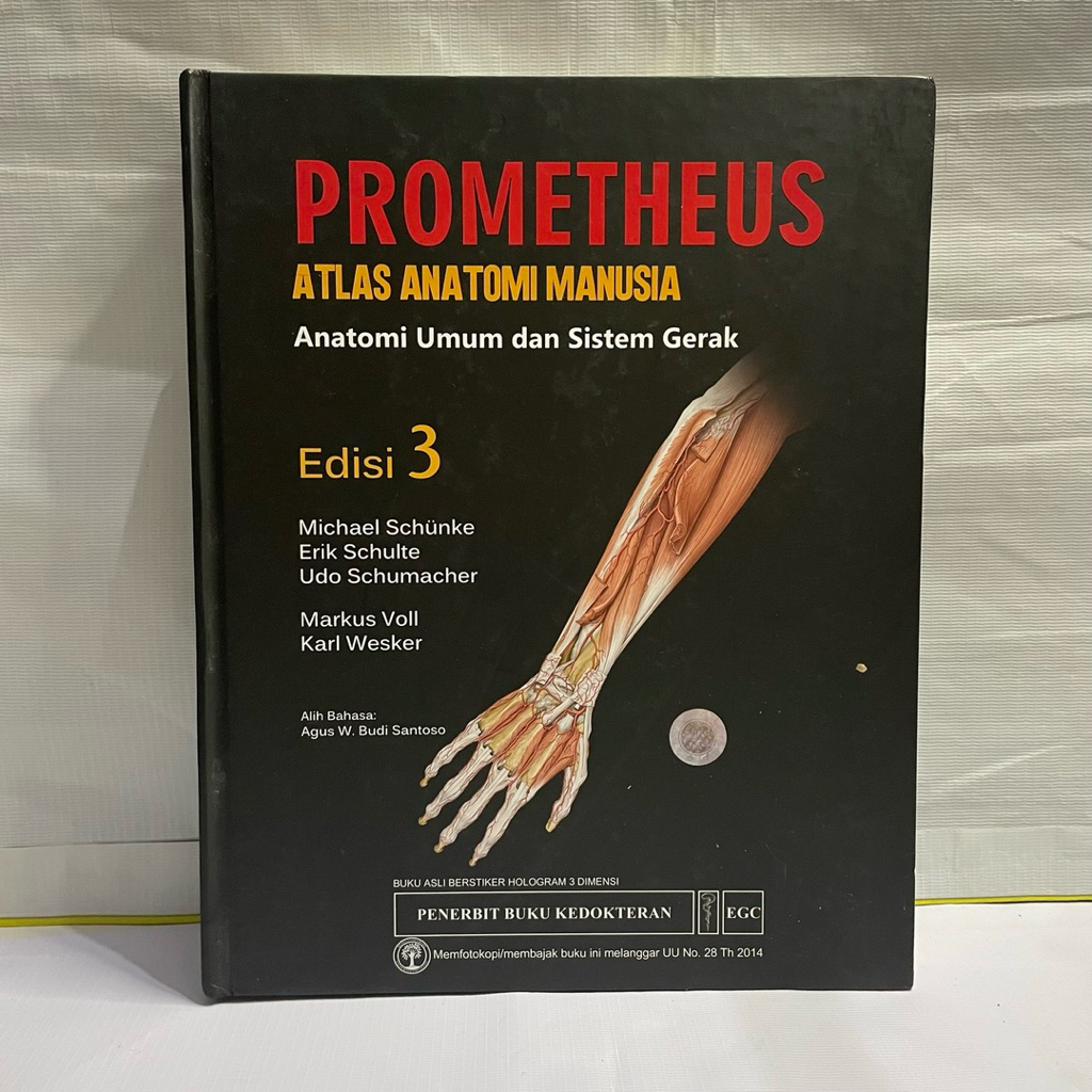 Prometheus Atlas Anatomi Manusia: Anatomi Umum dan Sistem Gerak Edisi 3 (Prometheus LernAtlas der An