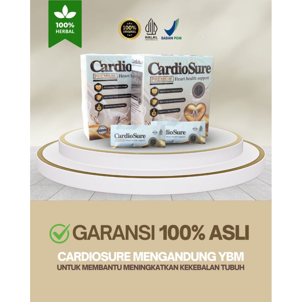 

Cardiosure Susu Kesehatan Jantung dan Hipertensi 100% Original