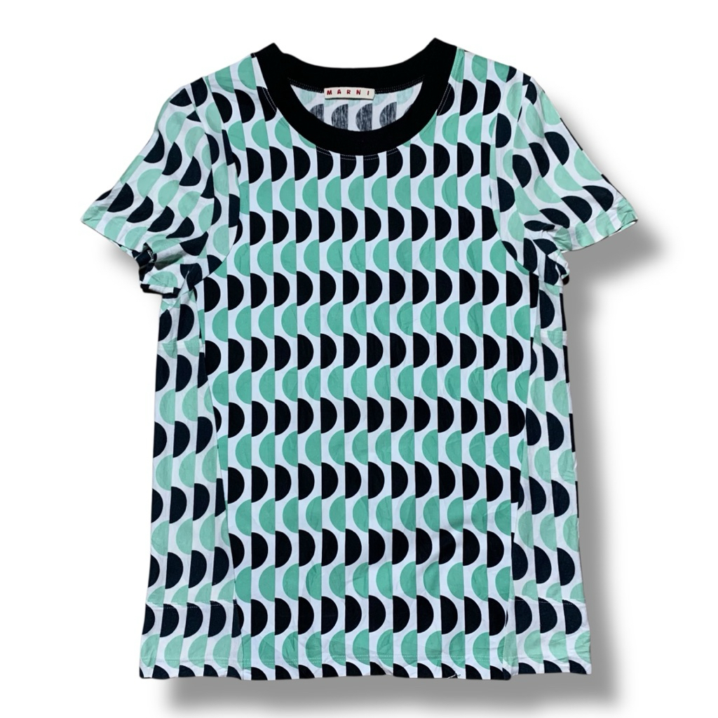 Marni "Commesa Top Shirt" Abstract Printed Made in Italy