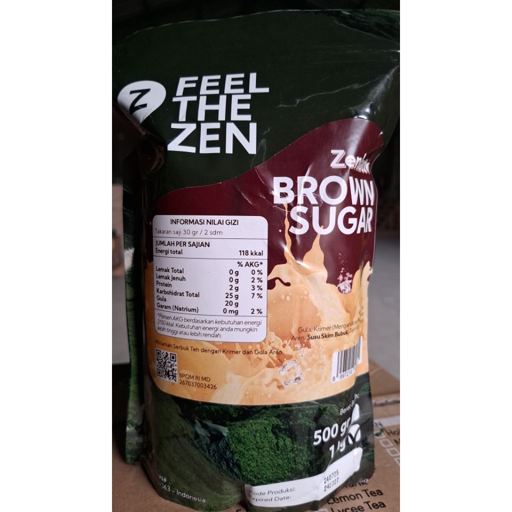 

ZENLATTE BROWN SUGAR 500GR