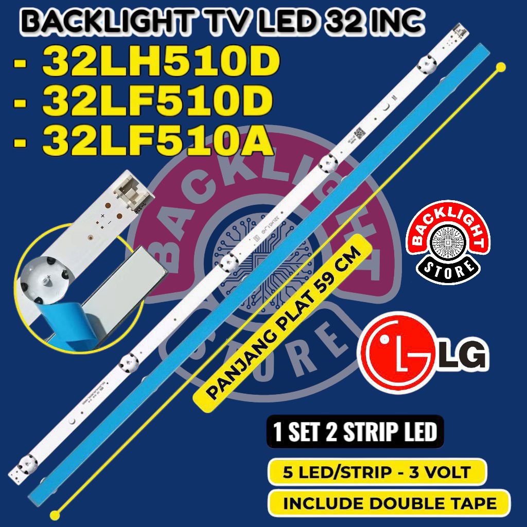 BACKLIGHT TV LED LG 32 INC 32LH510D 32LF510D 32LF510A