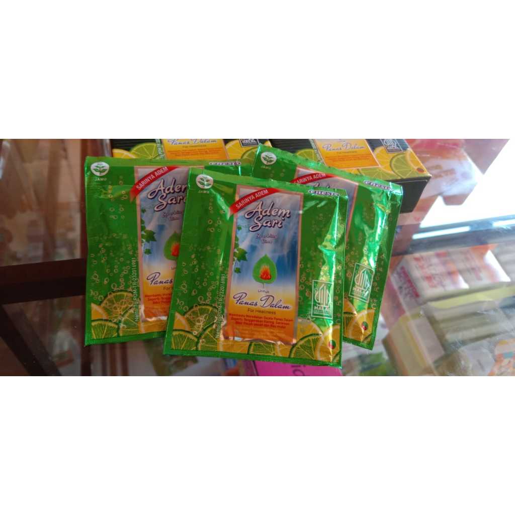 

ADEM SARI SPARKLING LIME SACHET ADEM SARI PANAS DALAM