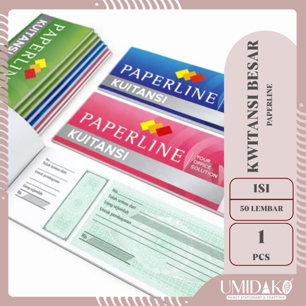 

[UMIDAKO] KWITANSI PAPERLINE BESAR 50 LEMBAR