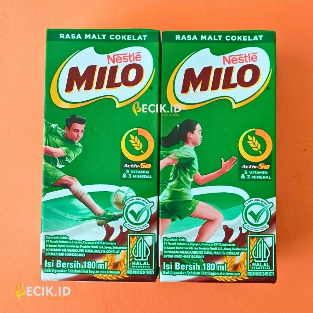 

Nestlé MILO Susu UHT 180ml – Rasa Cokelat – Exp April 2026