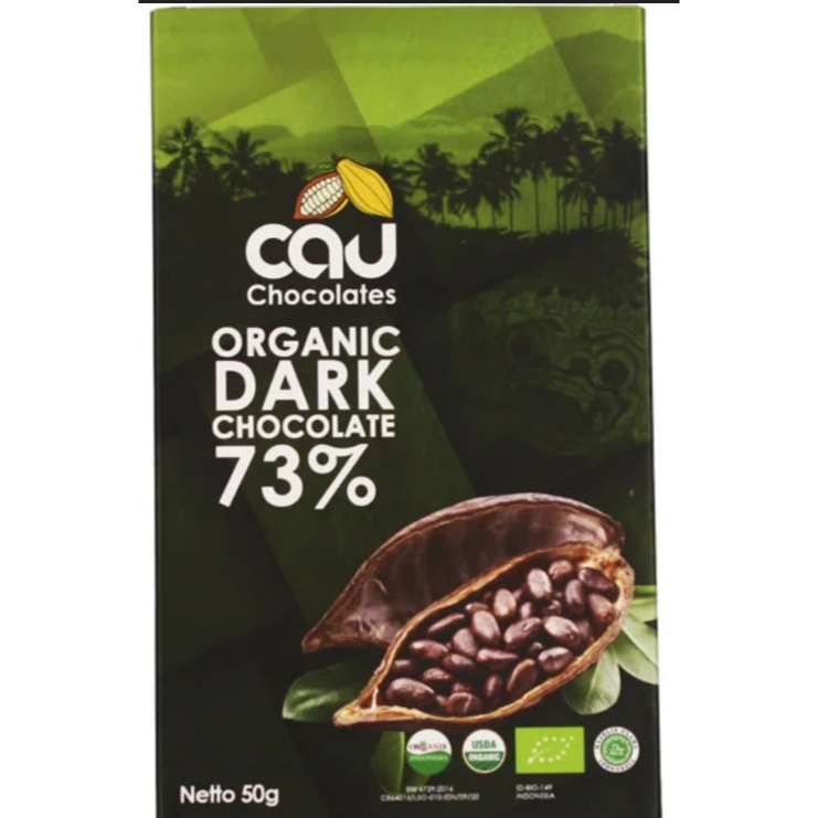 

Cau Chocolate Organic Dark Chocolate 73% 50g