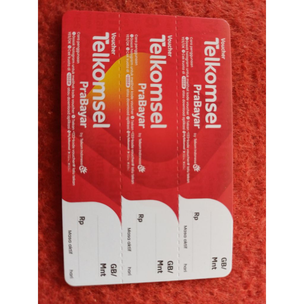 Voucher kosong telkomsel