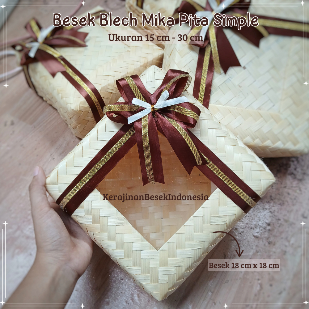 SEPASANG BESEK MPS BLICING //  Kerajinan bambu// Besek bambu murah// Besek murah// Besek nasi// Bese