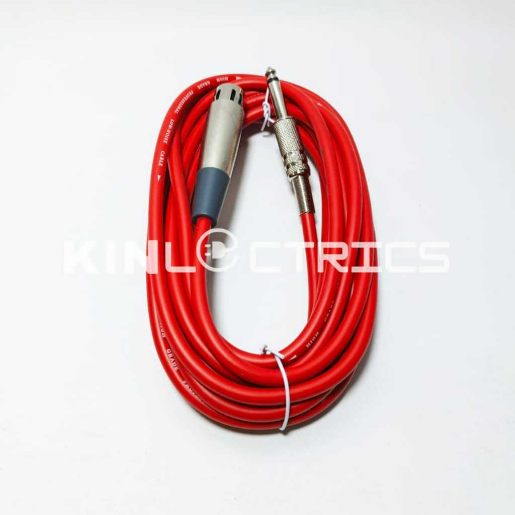 KINLECRICS Kabel Microphone Mic / Kabel Mic K-04 Original