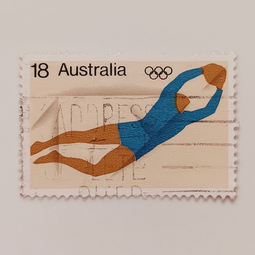 

(AD) Perangko Australia 1976 Summer Olympic Games 1976 - Montreal - Football 18 cent Used