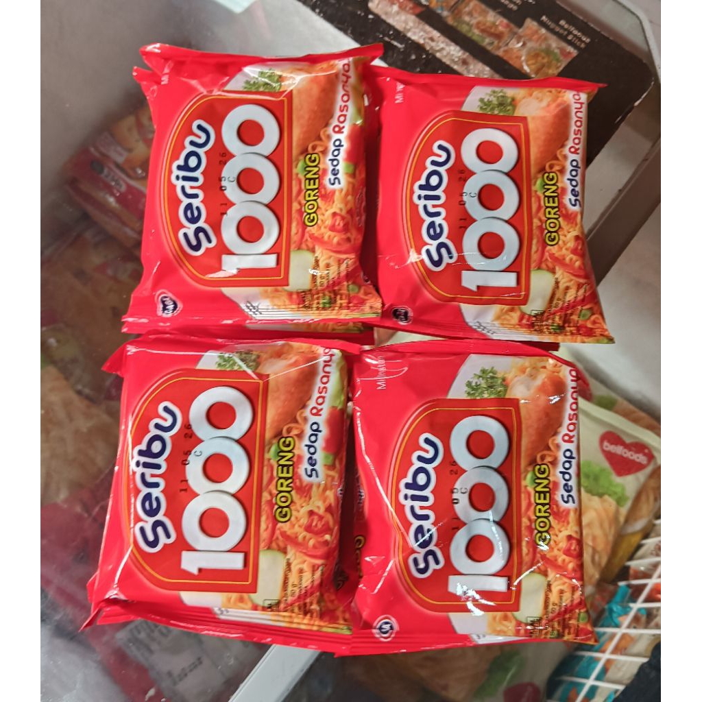 

Gaga mie Seribu Rasa Soto Dan Goreng 1500grm/40 Bungkus Zabir Frozen Food