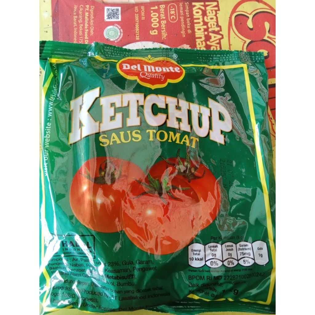 

Delmonte Tomat Sachet 9gr / Pack