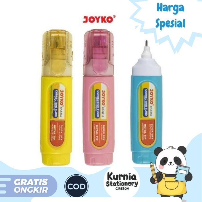 

Joyko Correction Fuild Metal Tip CF-S210 Quick Dry (Satuan)
