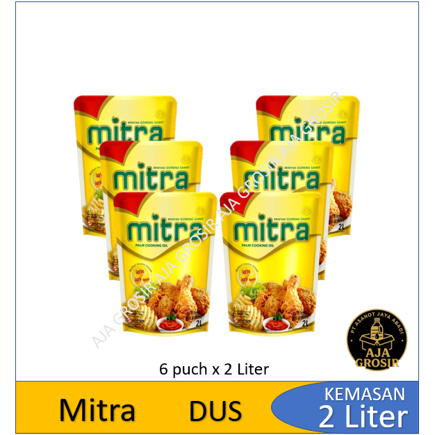 

Mitra Minyak Goreng 2 Liter x 6 pch (DUS)