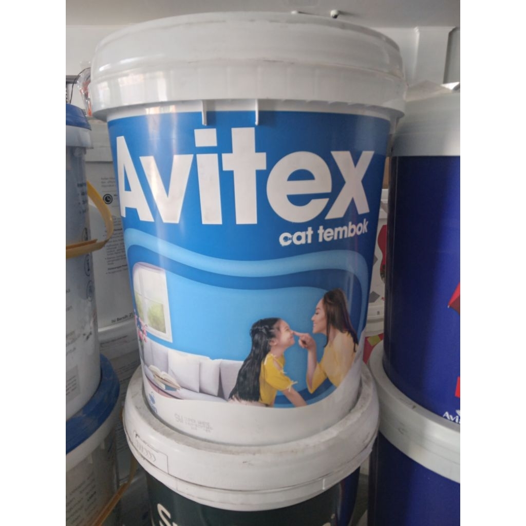 Cat Avitex 25 kg SW super white khusus ojek online