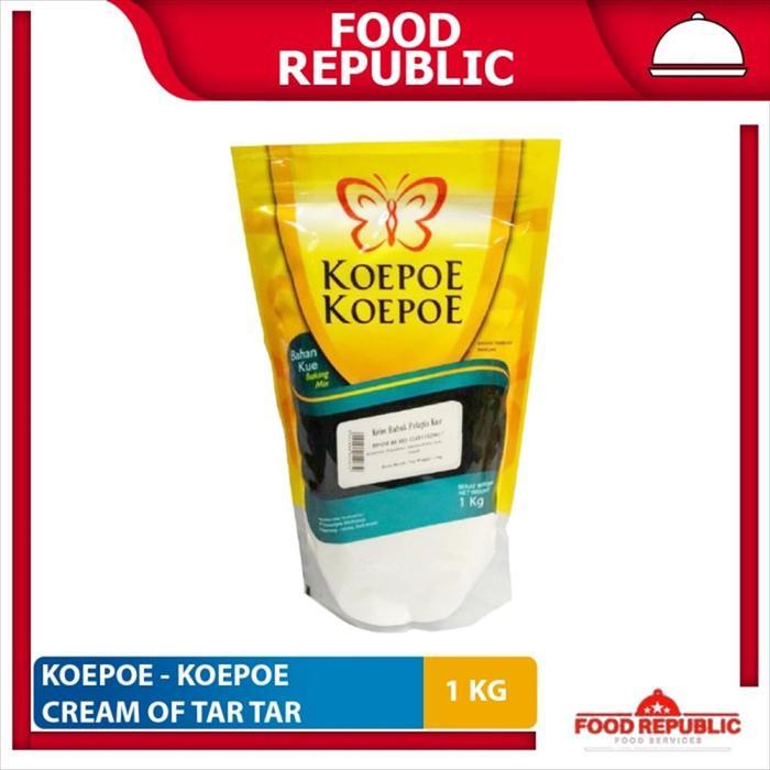 

Koepoe Koepoe Cream of Tar Tar Krim Bubuk Pelapis Kue 1 Kg Halal