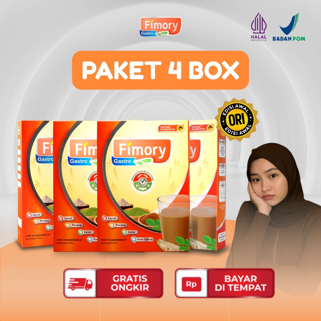 

Fimory Gastro 4 pcs - Minuman Atasi GERD, Asam lambung akut & Maag, dengan bahan Alami - Dijamin Original