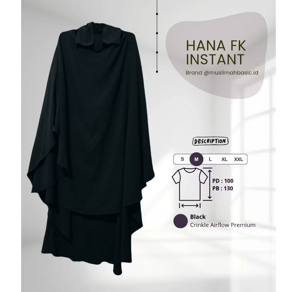 Pre-Loved HANA FK INSTANT by Muslimah Basic