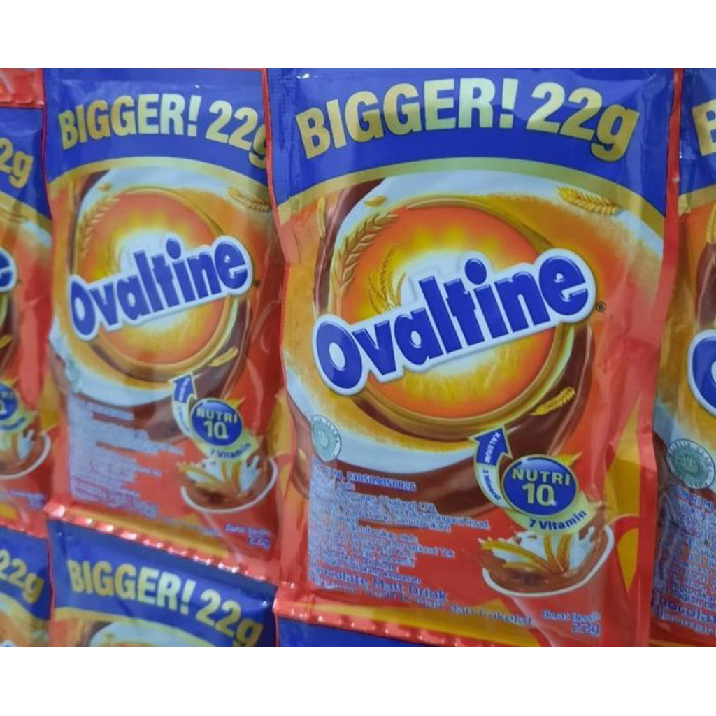 

Susu Ovaltine Coklat Sachet 1 Renteng / 10 pcs x 22gr
