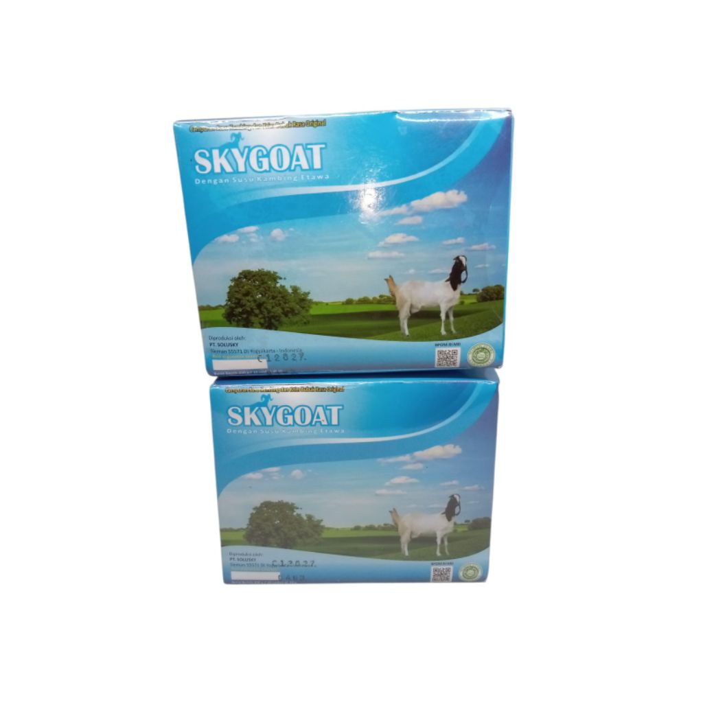 susu kambing sky goat dengan susu kambing etawa rasa original