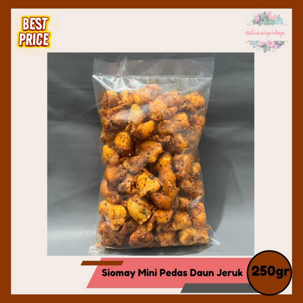

Siomay Gurilem Cemilan Gurih Pedas Daun Jeruk 250gr