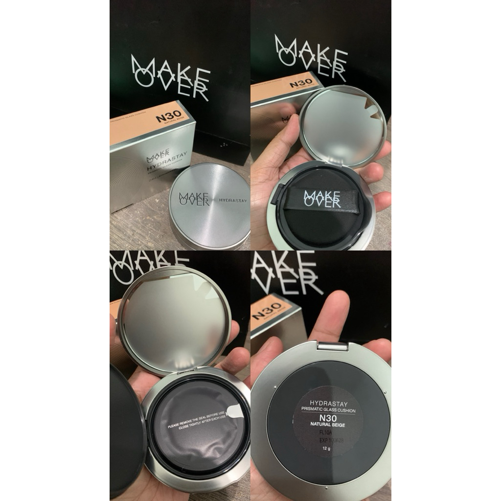 Make Over Hydrastay Prismatic Glass Cushion  shade N30