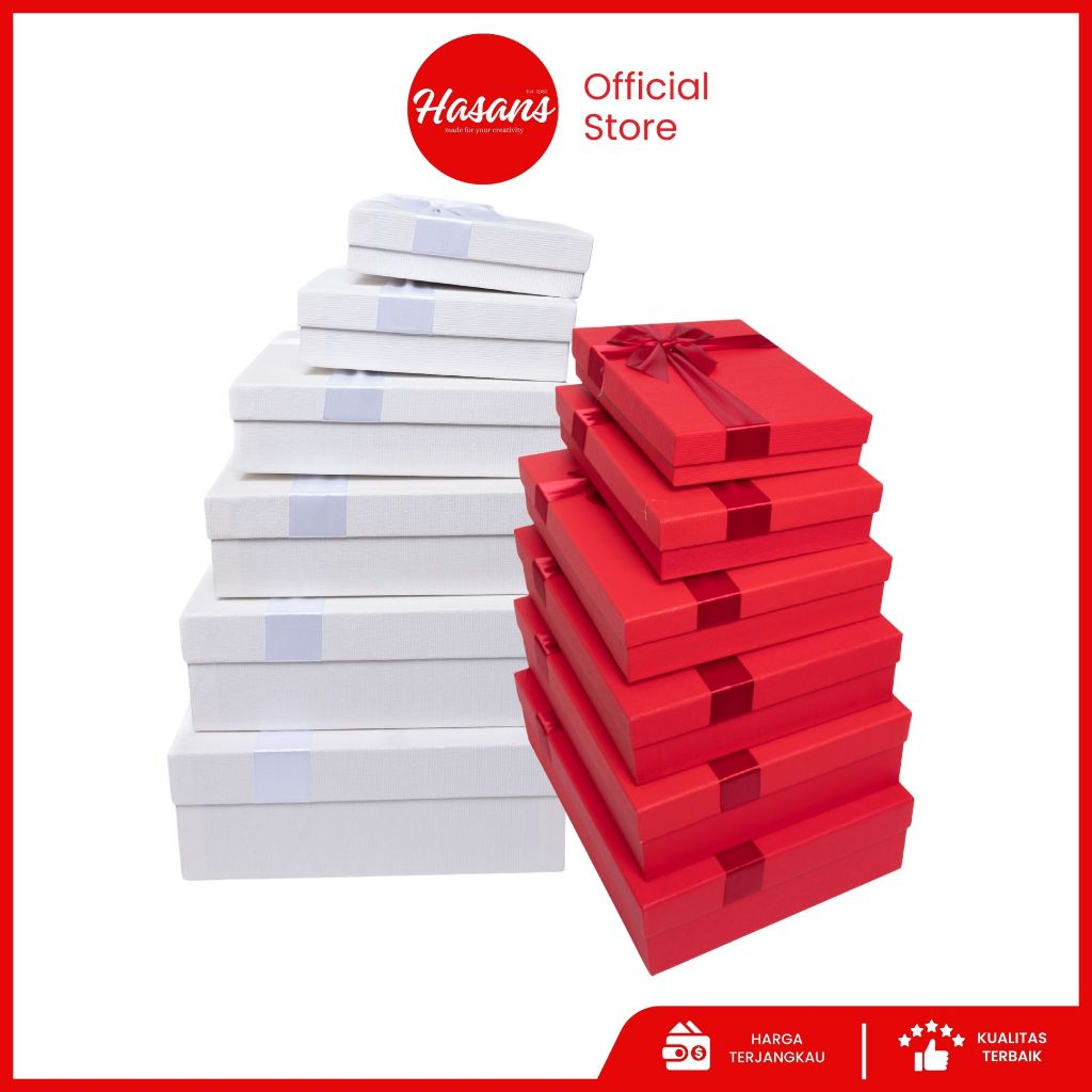 

[1 Set] Box Kado / Kotak Hampers / Hard Box / Gift Box / Kotak Kado Hadiah / Box S3527 Set6