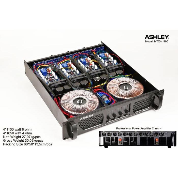 POWER ASHLEY MTX4 1100 4 CHANNEL MTX41100