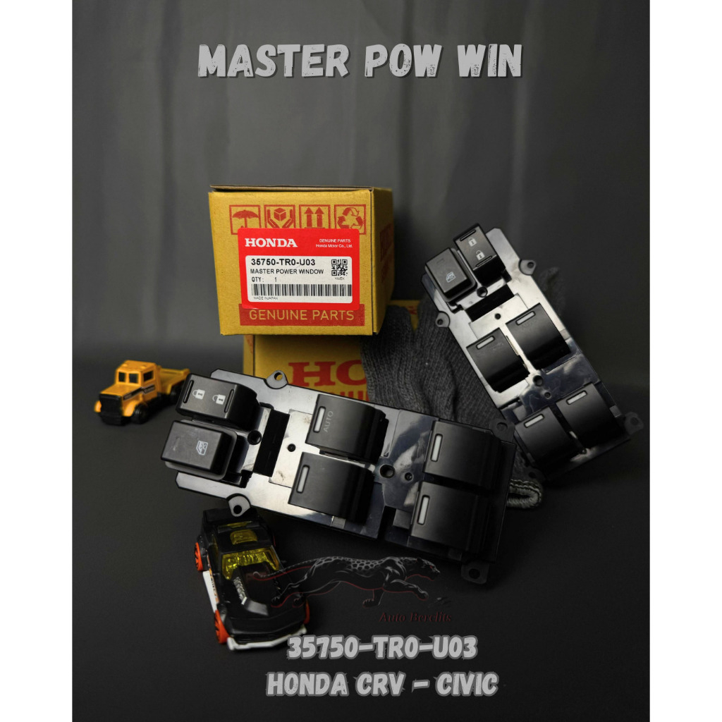 Switch Saklar Master Power Window Pusat Kanan CRV Gen 4 2012 - 2016 Original 35750-T0A-U03