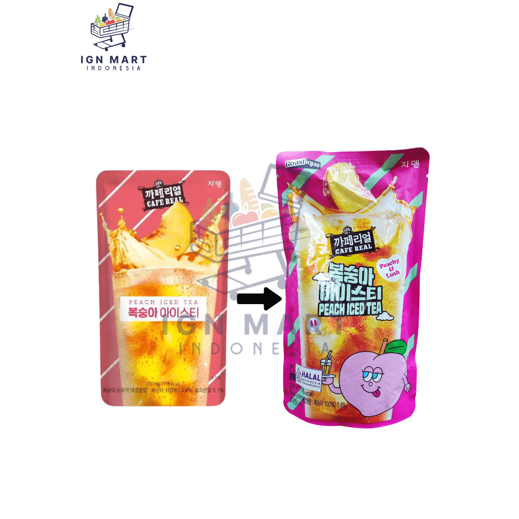 

JARDIN ICED PEACH TEA 230 ML | INSTANT KOREAN TEA DRINK POUCH