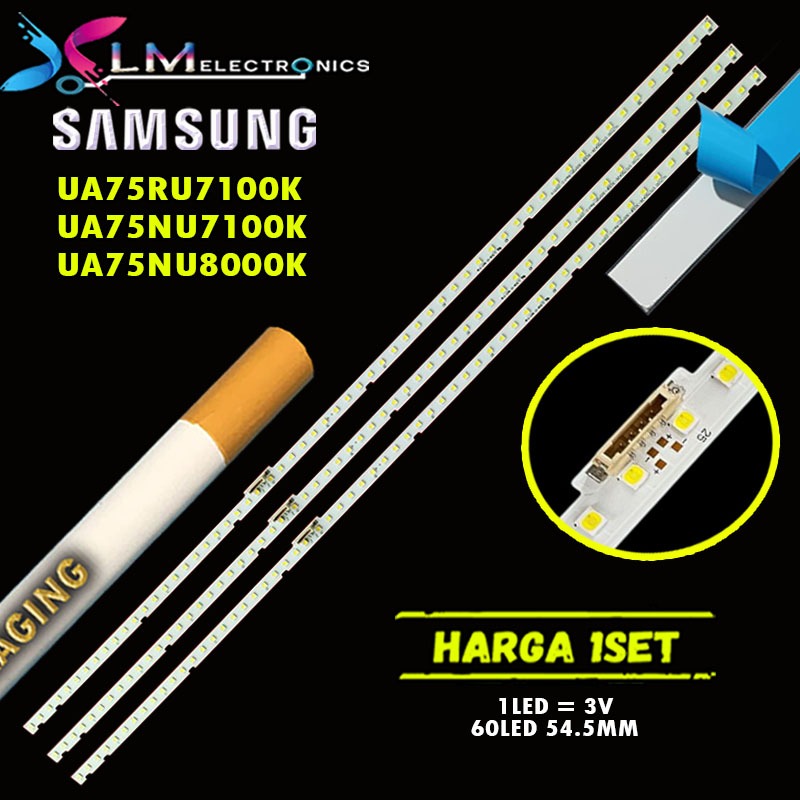 BACKLIGHT SAMSUNG 75 UA75RU7100K UA75NU7100K UA75NU8000K 75RU7100 75NU7100