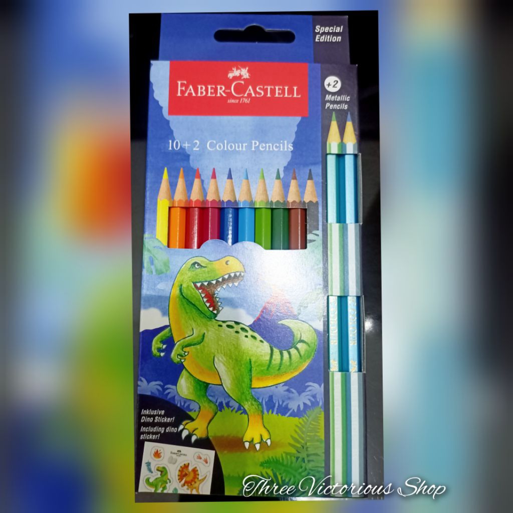 

Original Faber Castell Colour Pencils 12 Warna