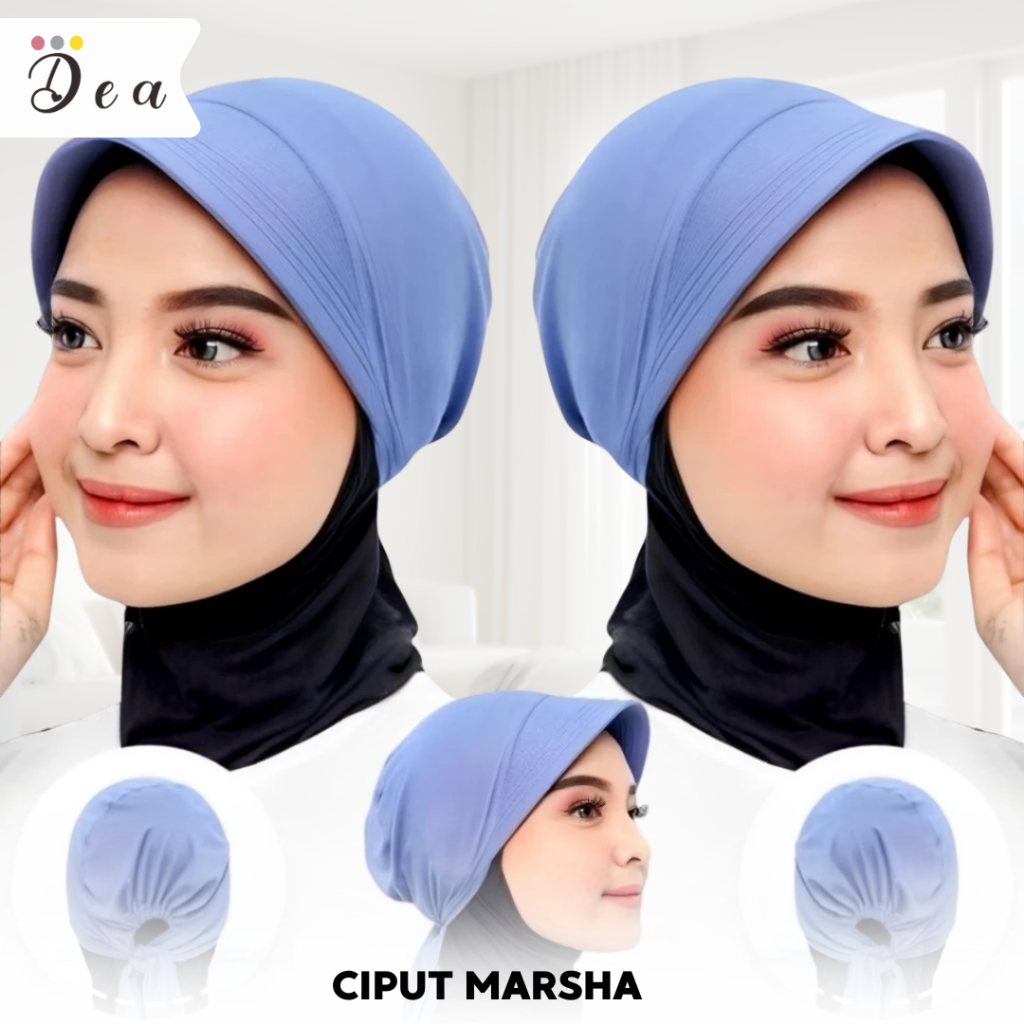 CIPUT HIJAB CIPUT TOPI MARSHA PET JERSEY ANTI BUDEG CIPUT HIJAB MARSHA PET ANTI LETOY